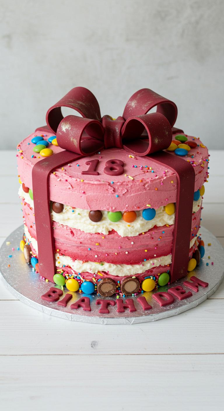Fun Candy Explosion Gift Box 18th Birthday Cake Fun Candy Explosion Gift Box 18th Birthday Cake