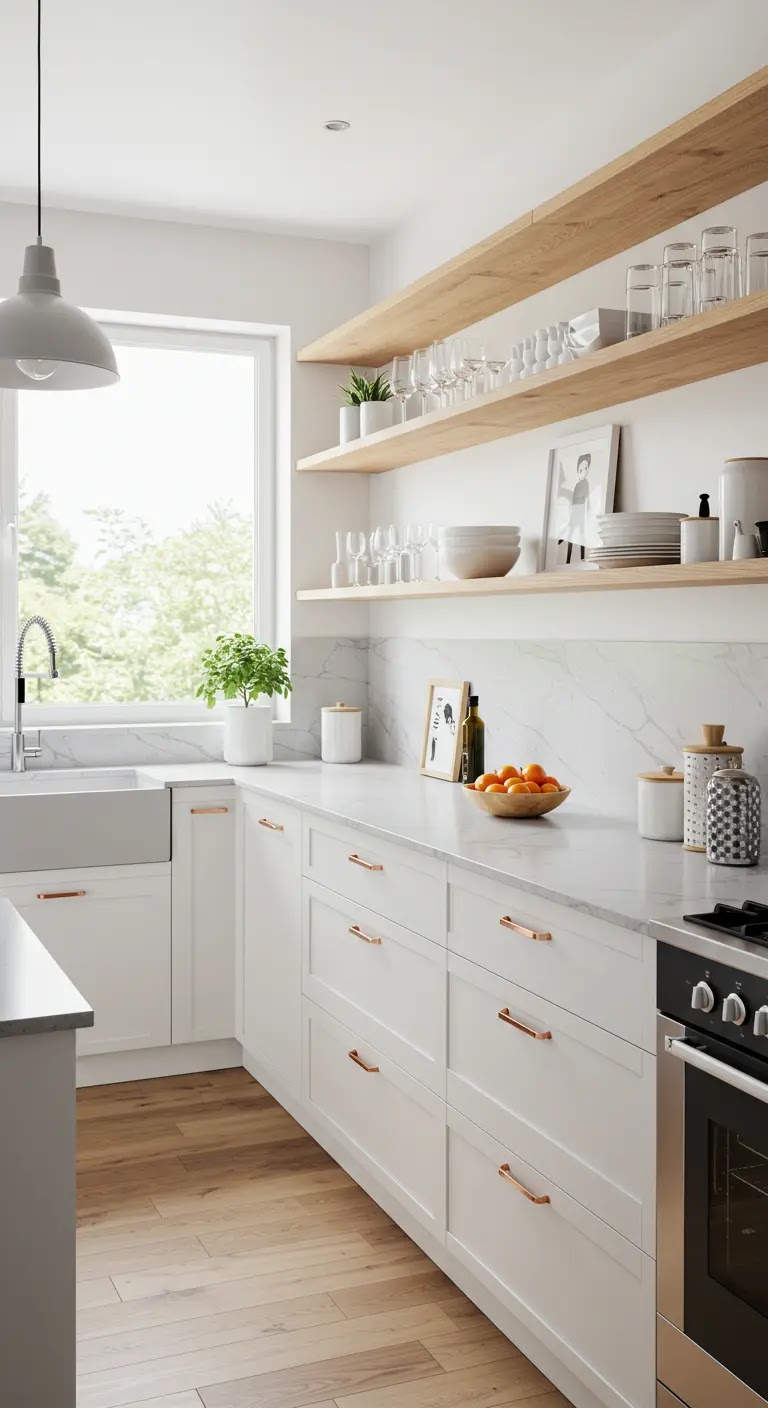 19. Floating Shelves for Decor & Storage 19. Floating Shelves for Decor & Storage