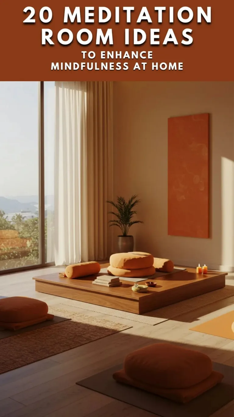 20 Meditation Room Design Ideas to Enhance Mindfulness at Home