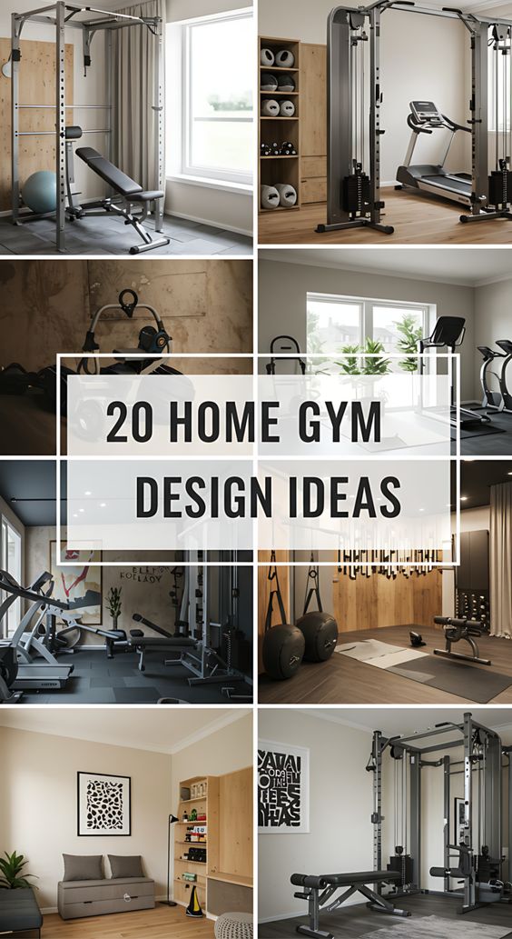 20 Home Gym Design Ideas for a Healthy Lifestyle