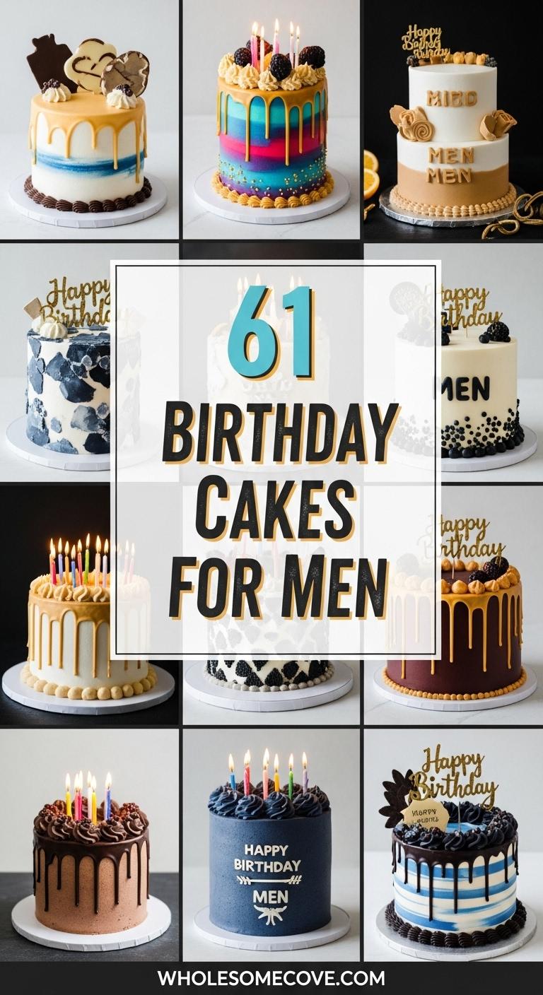 61 Birthday Cakes For Men – Creative Cake Ideas for the Perfect Celebration 61 Birthday Cakes For Men – Creative Cake Ideas for the Perfect Celebration