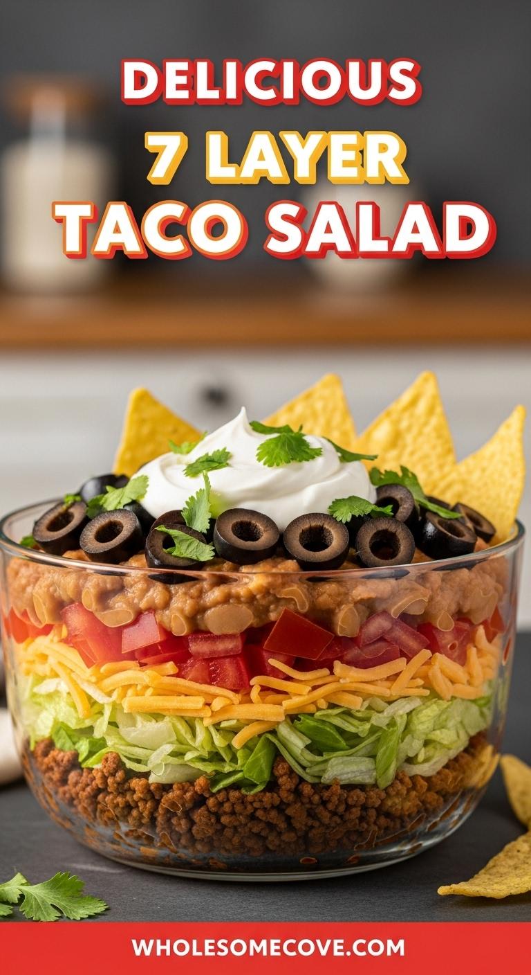 7 Layer Taco Salad Recipe - Family Favorite Dinner 7 Layer Taco Salad Recipe - Family Favorite Dinner