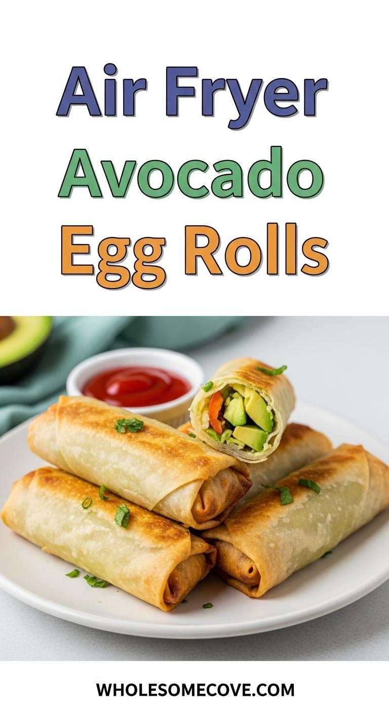 Air Fryer Avocado Egg Rolls Recipe - Crispy & Creamy Delight Air Fryer Avocado Egg Rolls Recipe - Crispy & Creamy Delight