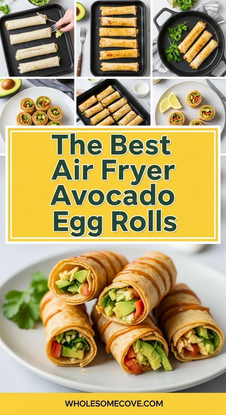Air Fryer Avocado Egg Rolls Recipe - No Deep Fryer Needed! Air Fryer Avocado Egg Rolls Recipe - No Deep Fryer Needed!