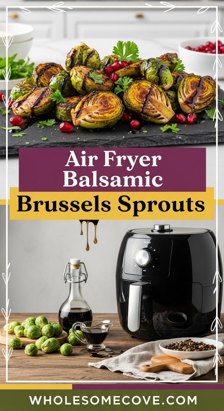 Air Fryer Balsamic Brussels Sprouts Recipe – Perfect for Holiday Meals Air Fryer Balsamic Brussels Sprouts Recipe – Perfect for Holiday Meals