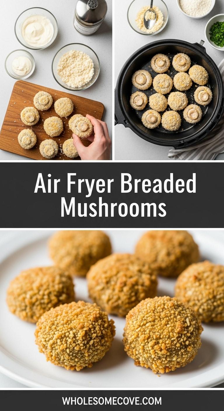Air Fryer Breaded Mushrooms Recipe - Cooking Inspiration Hub Air Fryer Breaded Mushrooms Recipe - Cooking Inspiration Hub