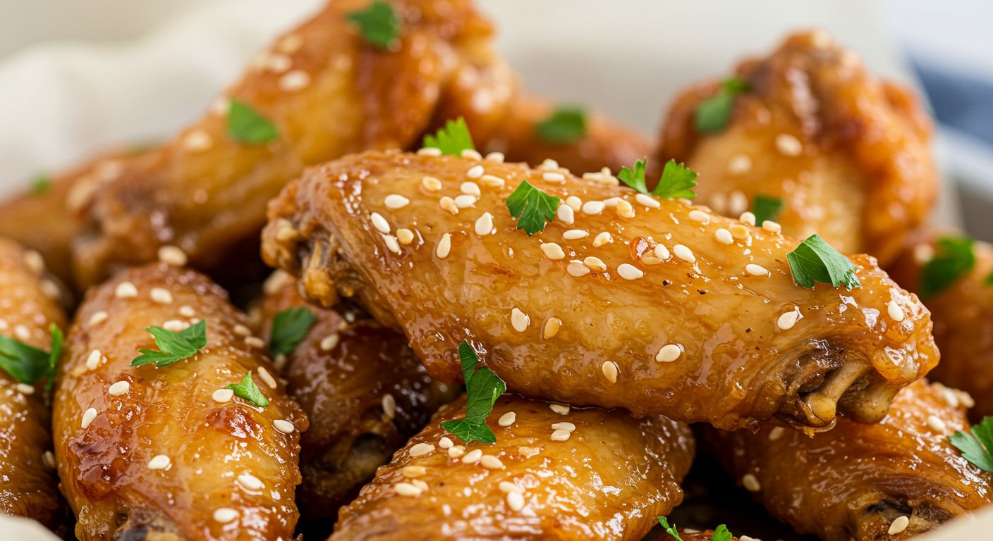 Air Fryer Honey Garlic Chicken Wings Recipe