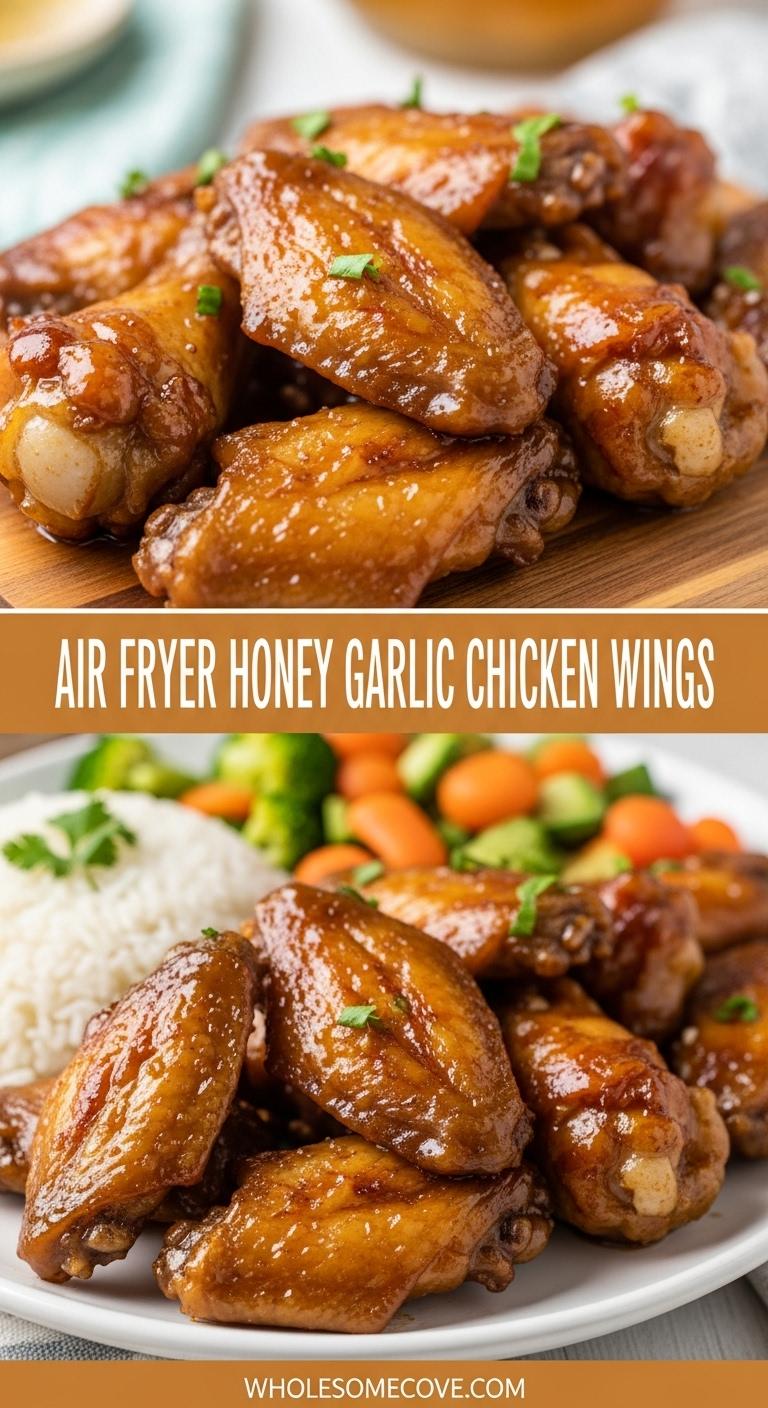 Air Fryer Honey Garlic Chicken Wings Recipe - Quick Chicken Recipes for Dinner Air Fryer Honey Garlic Chicken Wings Recipe - Quick Chicken Recipes for Dinner