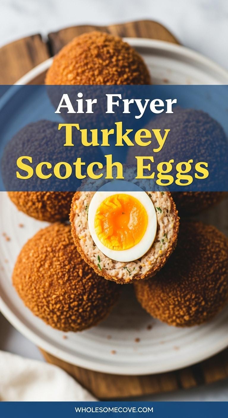 Air Fryer Turkey Scotch Eggs Recipe - High Protein Lunchbox Win
