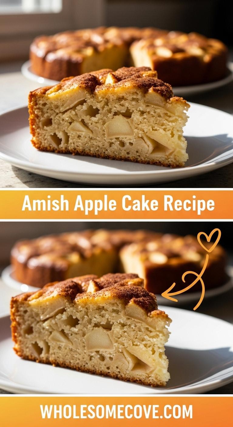 Amish Apple Cake Recipe with Warm Cinnamon Flavors