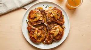 Apple Cider Glazed Pork Chops Recipe