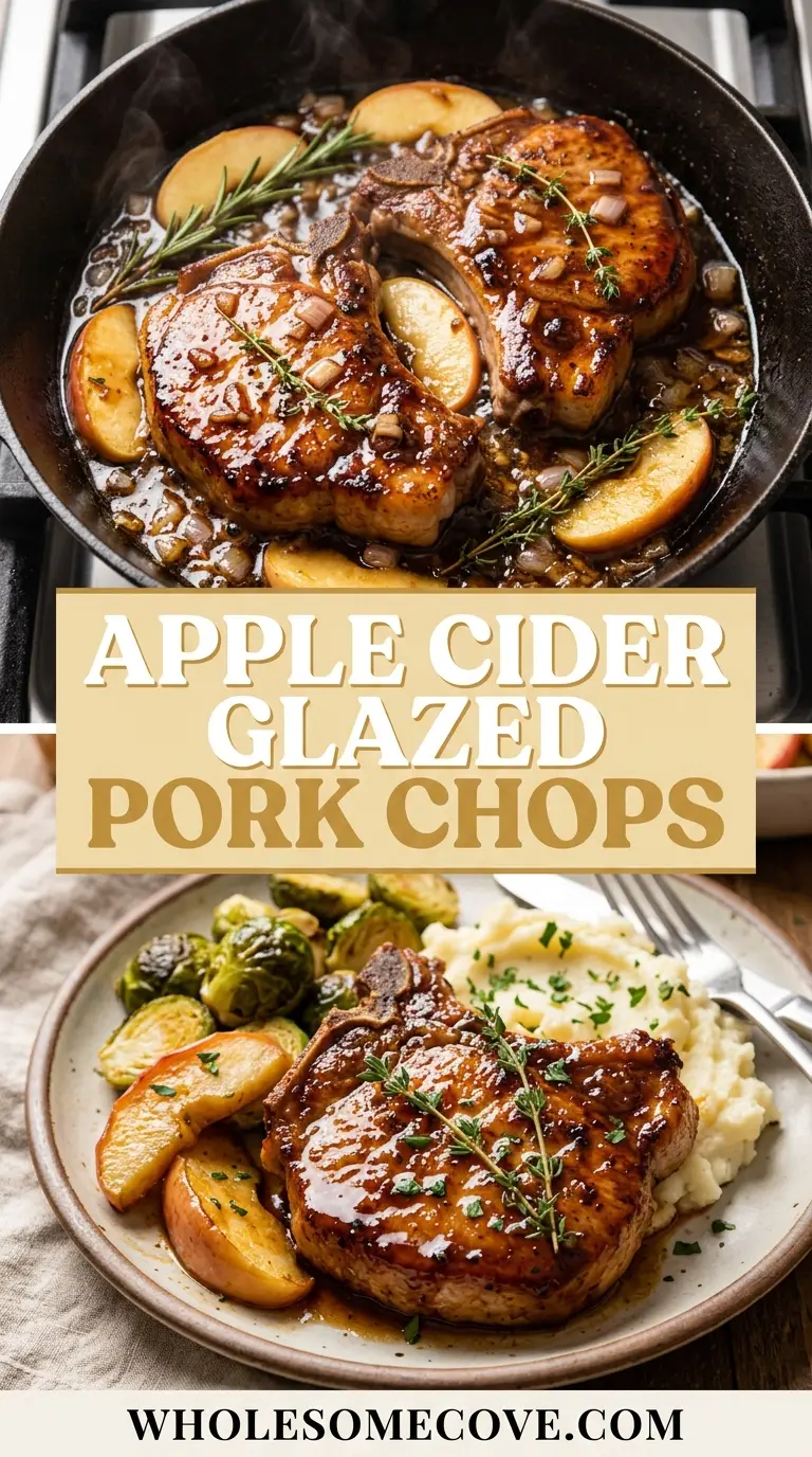 Apple Cider Glazed Pork Chops Recipe