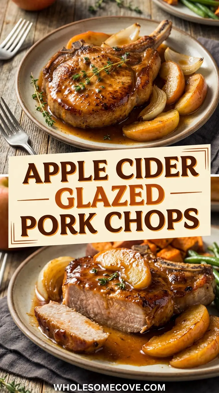 Apple Cider Glazed Pork Chops Recipe