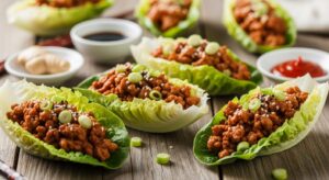 Asian Chicken Lettuce Cups Recipe