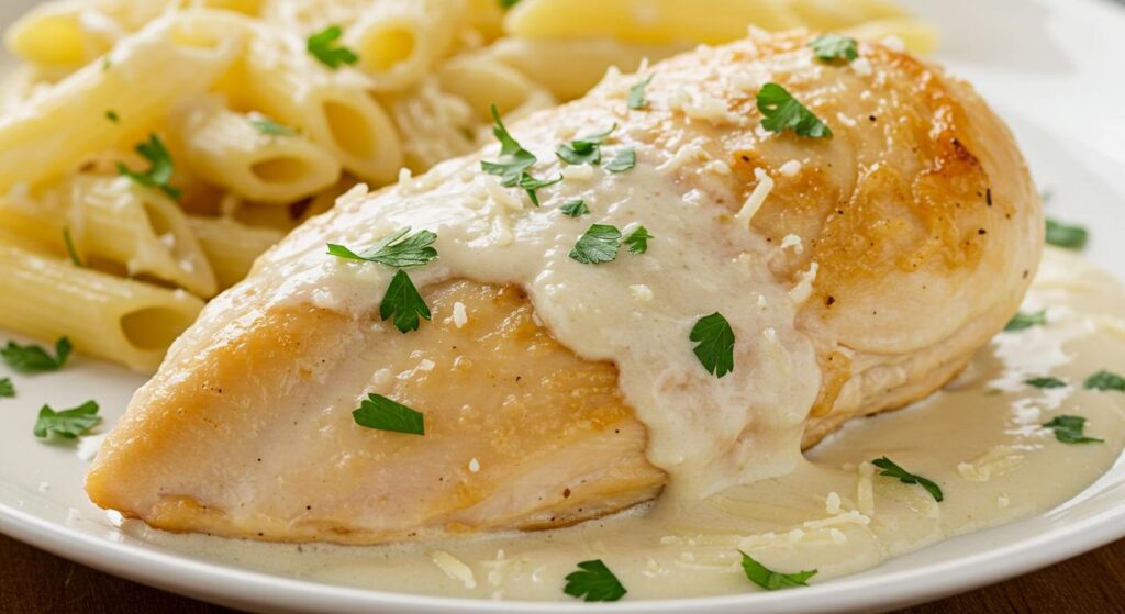 Baked Chicken With Alfredo Sauce Recipe