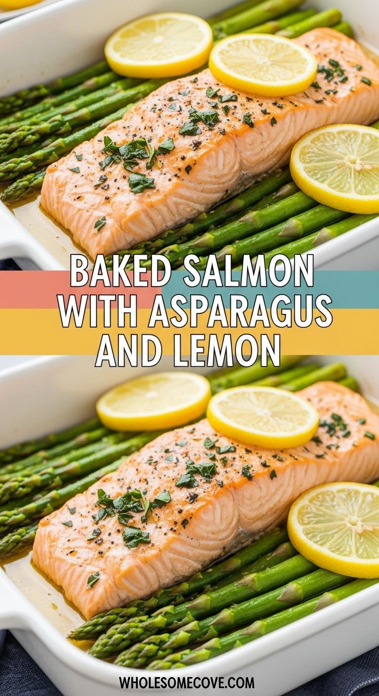 Baked Salmon with Asparagus and Lemon Recipe – Fresh and Light Dinner Baked Salmon with Asparagus and Lemon Recipe – Fresh and Light Dinner