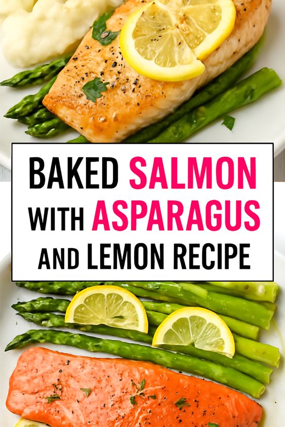 Baked Salmon with Asparagus and Lemon Recipe Baked Salmon with Asparagus and Lemon Recipe