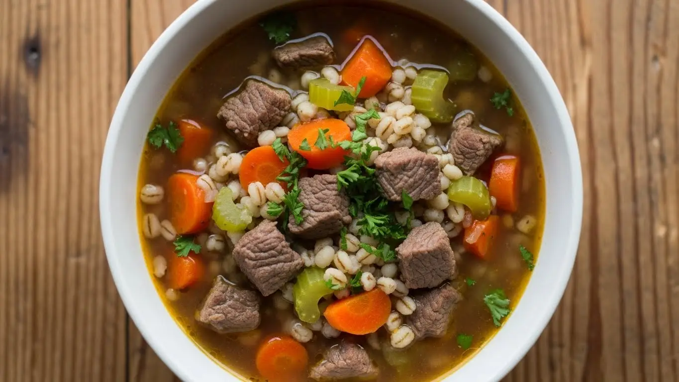 Beef Barley Soup Recipe