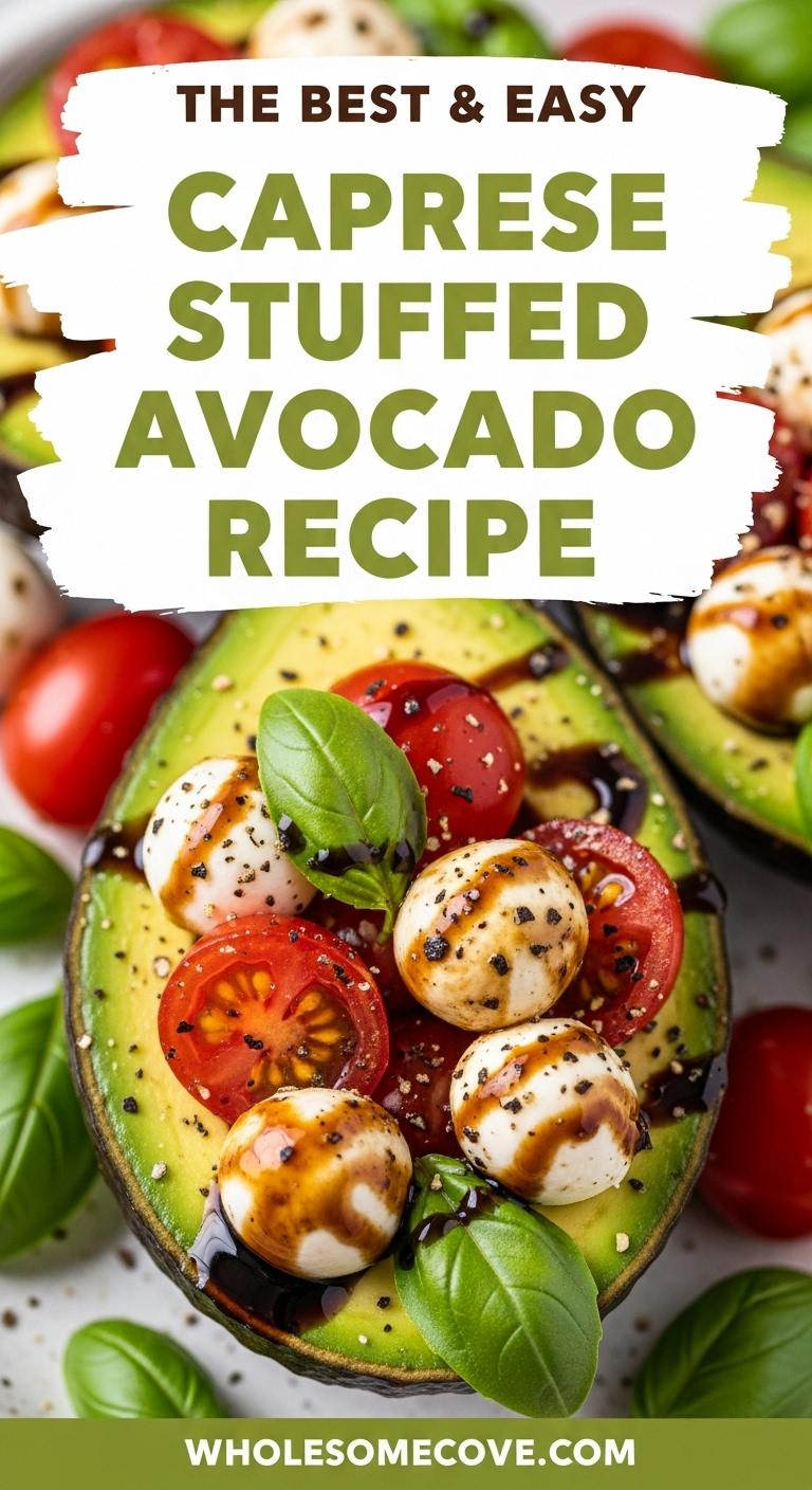 Caprese Stuffed Avocados Recipe – Quick & Healthy Kid-Friendly Meal