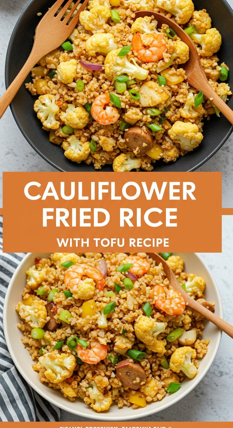 Cauliflower Fried Rice with Tofu Recipe Cauliflower Fried Rice with Tofu Recipe