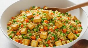 Cauliflower Fried Rice with Tofu Recipe