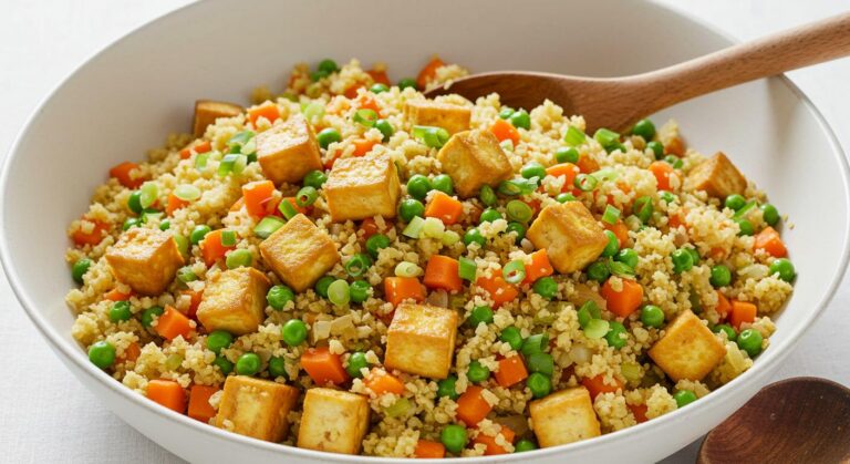 Cauliflower Fried Rice with Tofu Recipe