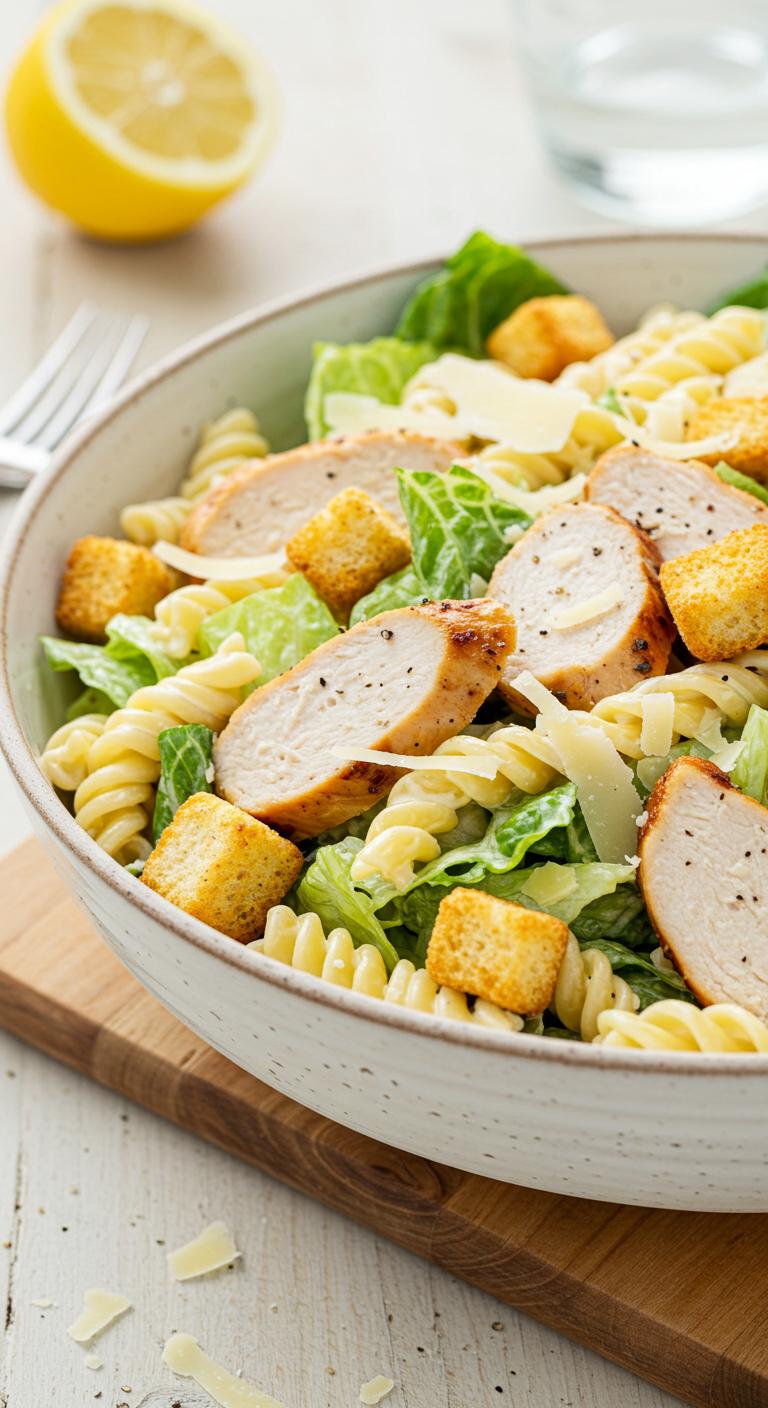 Chicken Caesar Pasta Salad Chicken Caesar Pasta Salad