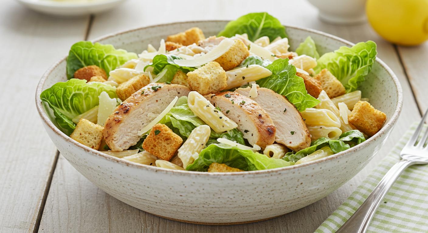 Chicken Caesar Pasta Salad Recipe