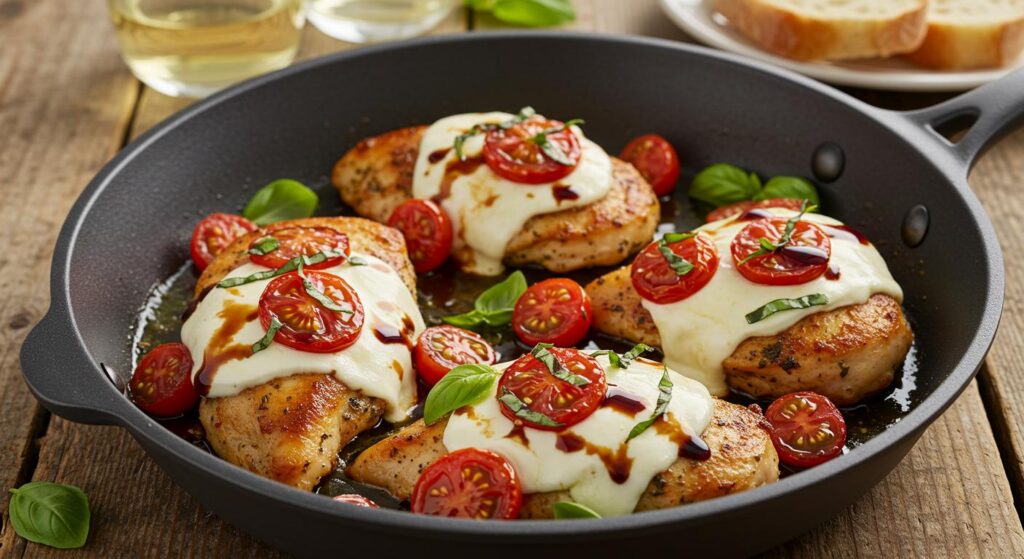 Chicken Caprese Skillet Recipe
