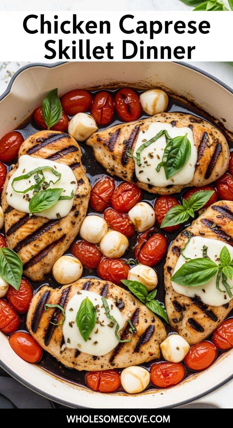 Chicken Caprese Skillet – Italian Style Comfort Food