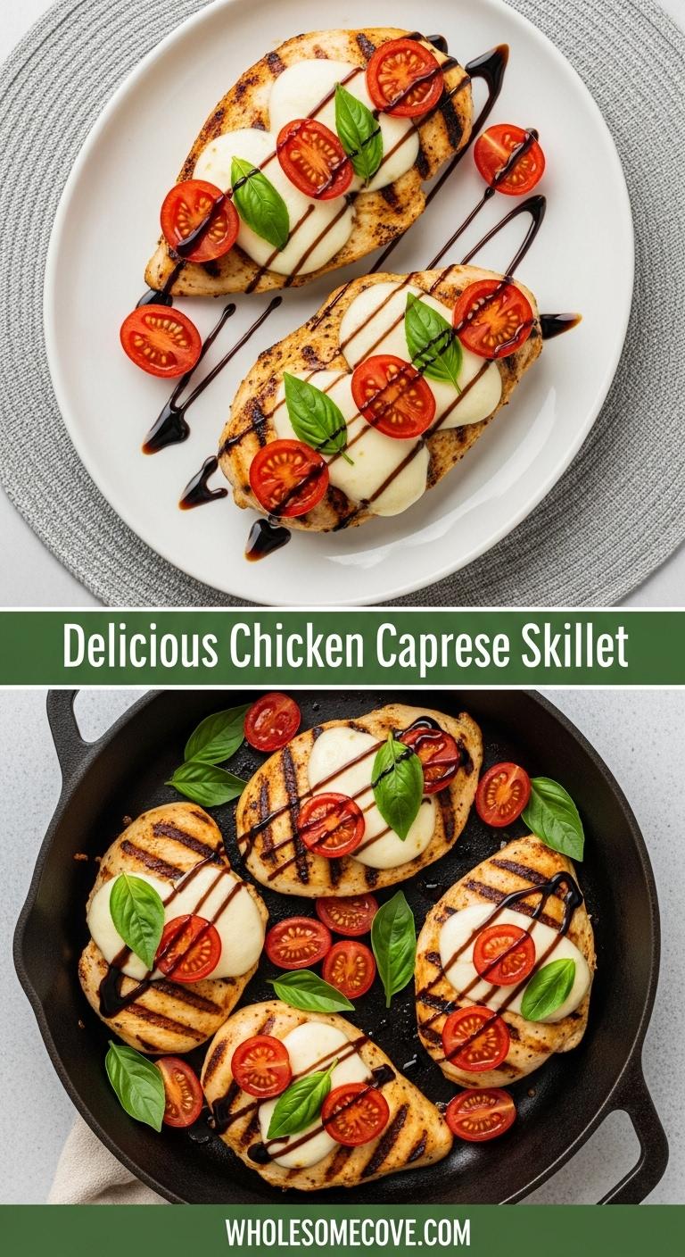 Chicken Caprese Skillet Recipe
