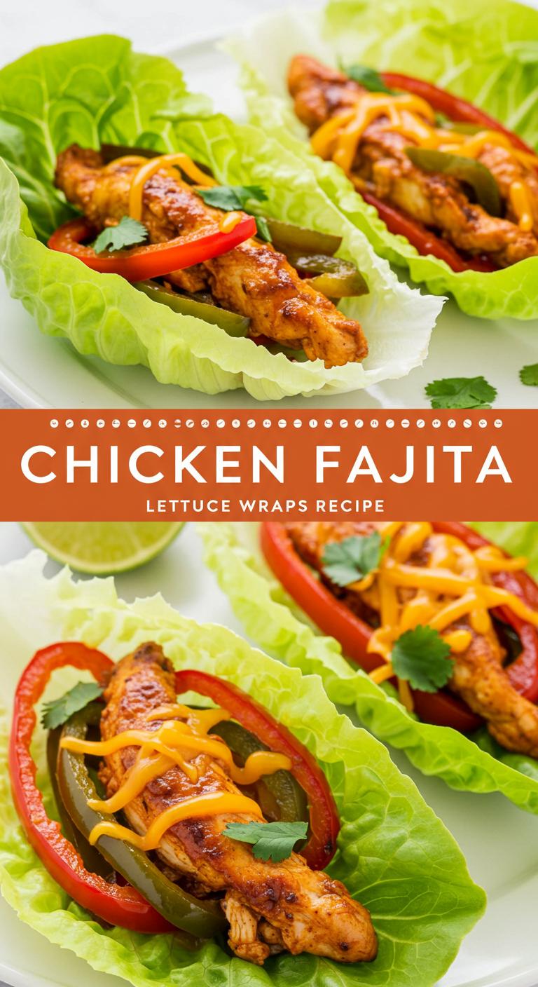 Chicken Fajita Lettuce Wraps Recipe Chicken Fajita Lettuce Wraps Recipe