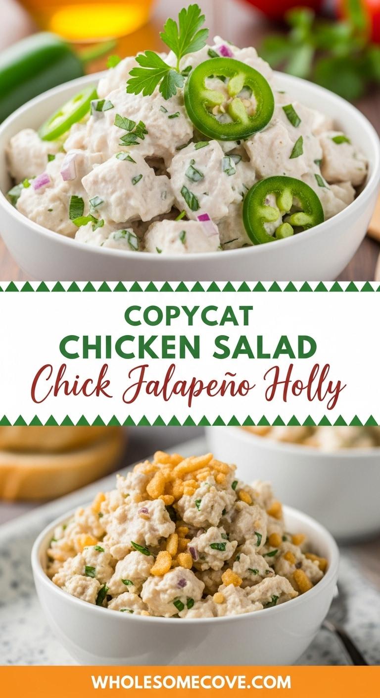 Chicken Salad Chick Jalapeño Holly Recipe - Light & Spicy Meal Idea Chicken Salad Chick Jalapeño Holly Recipe - Light & Spicy Meal Idea