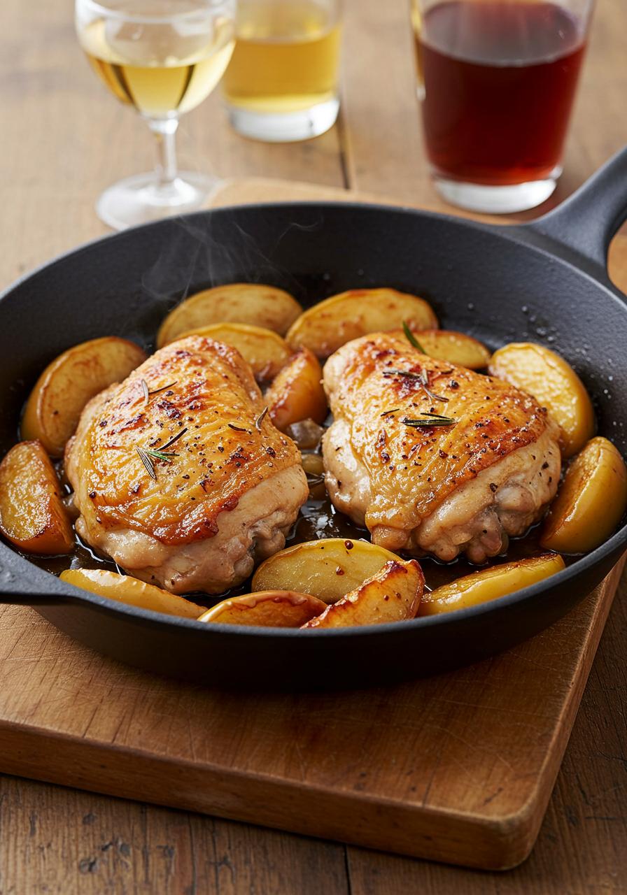 Chicken and Apple Skillet Chicken and Apple Skillet