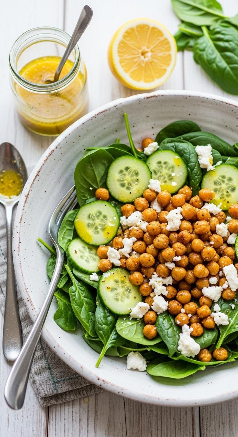 Crispy Chickpea Salad Crispy Chickpea Salad