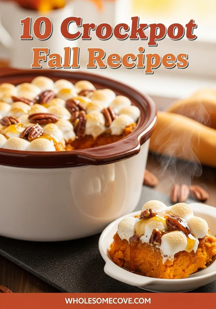 Crockpot Maple Sweet Potato Casserole