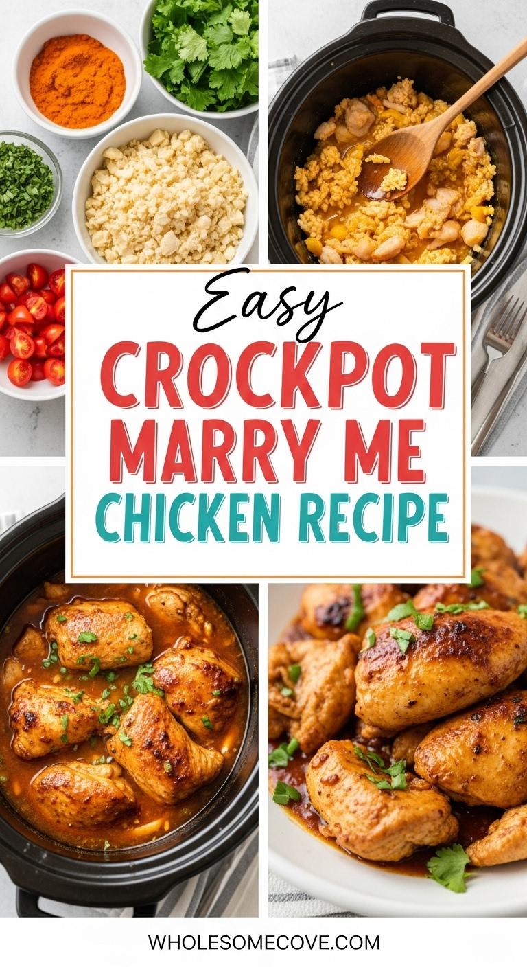 Easy Crockpot Marry Me Chicken Recipe – Creamy, Cheesy, Romantic Meal Easy Crockpot Marry Me Chicken Recipe – Creamy, Cheesy, Romantic Meal