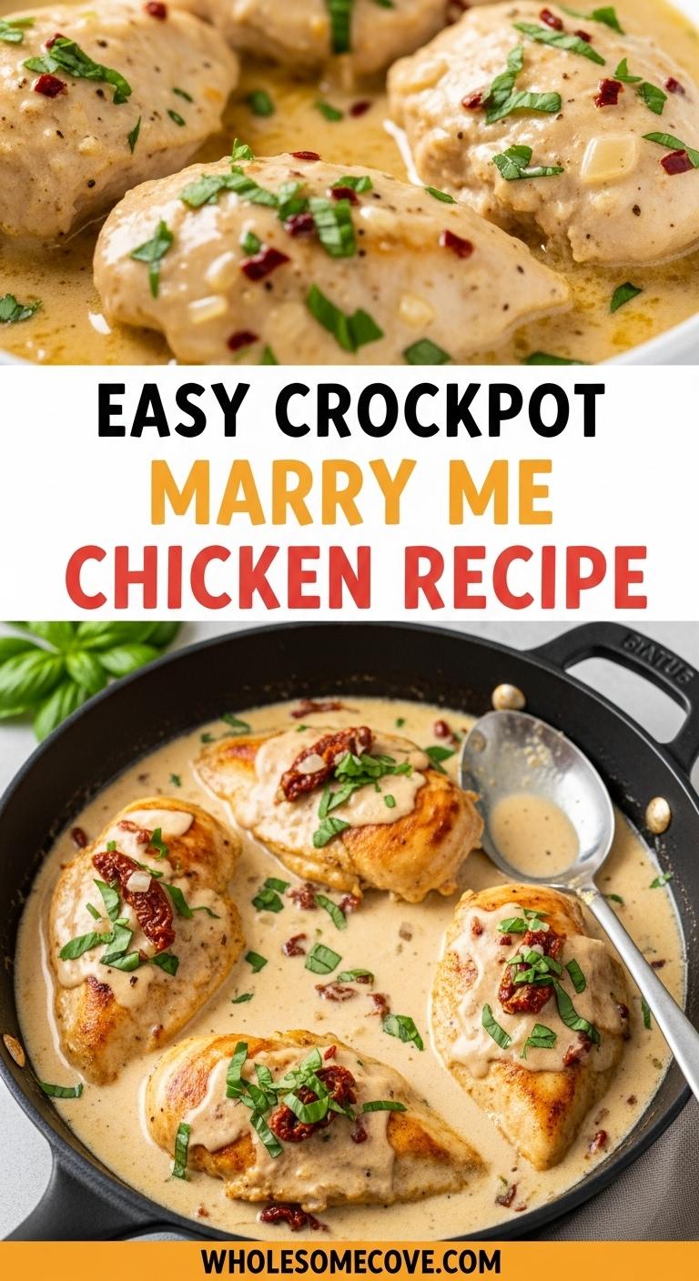Easy Crockpot Marry Me Chicken Recipe – Crowd Pleaser with Creamy Flavor Easy Crockpot Marry Me Chicken Recipe – Crowd Pleaser with Creamy Flavor