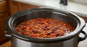 Easy Healthy Crockpot Chili Recipe