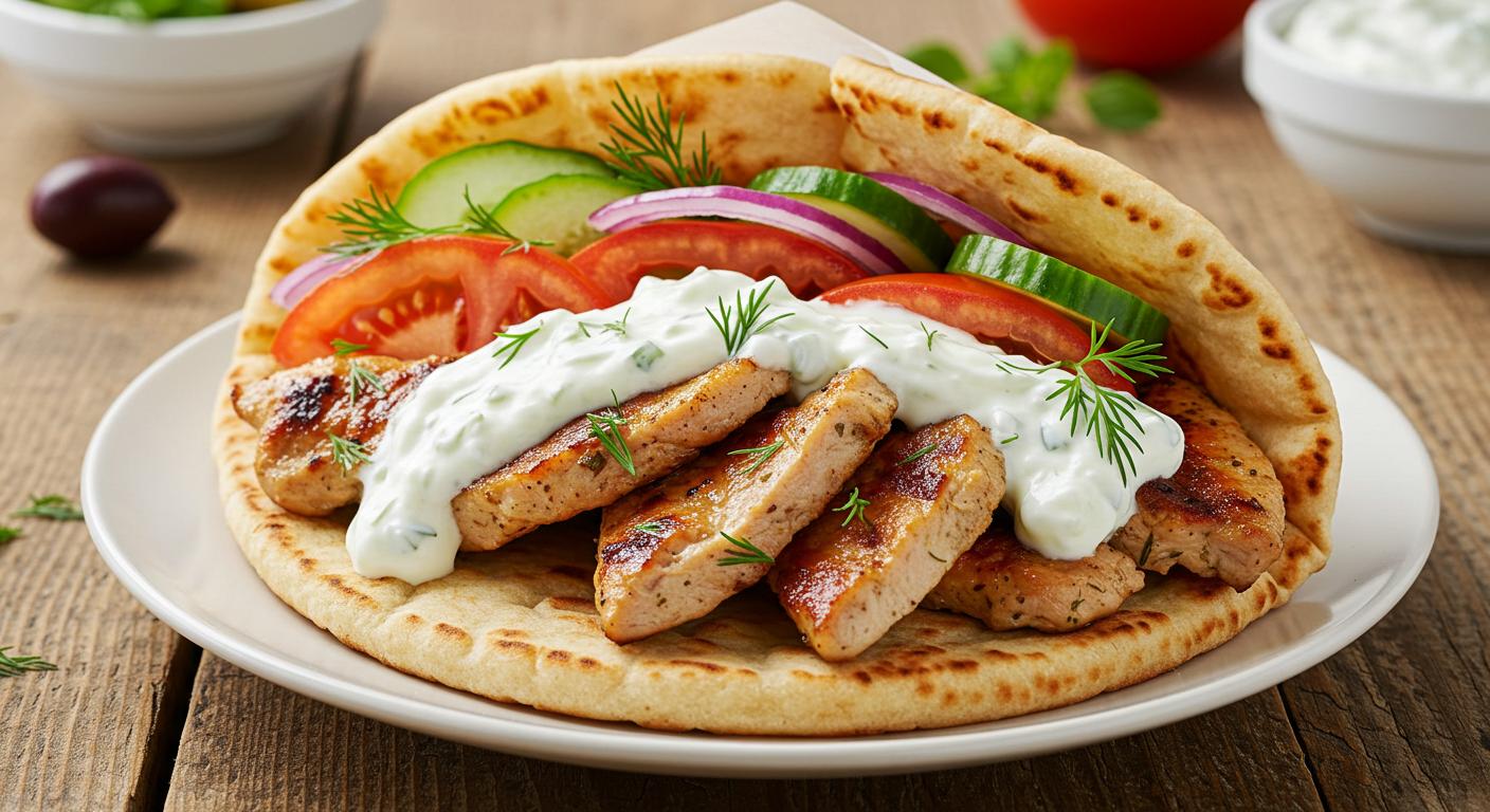 Greek Chicken Gyros Recipe