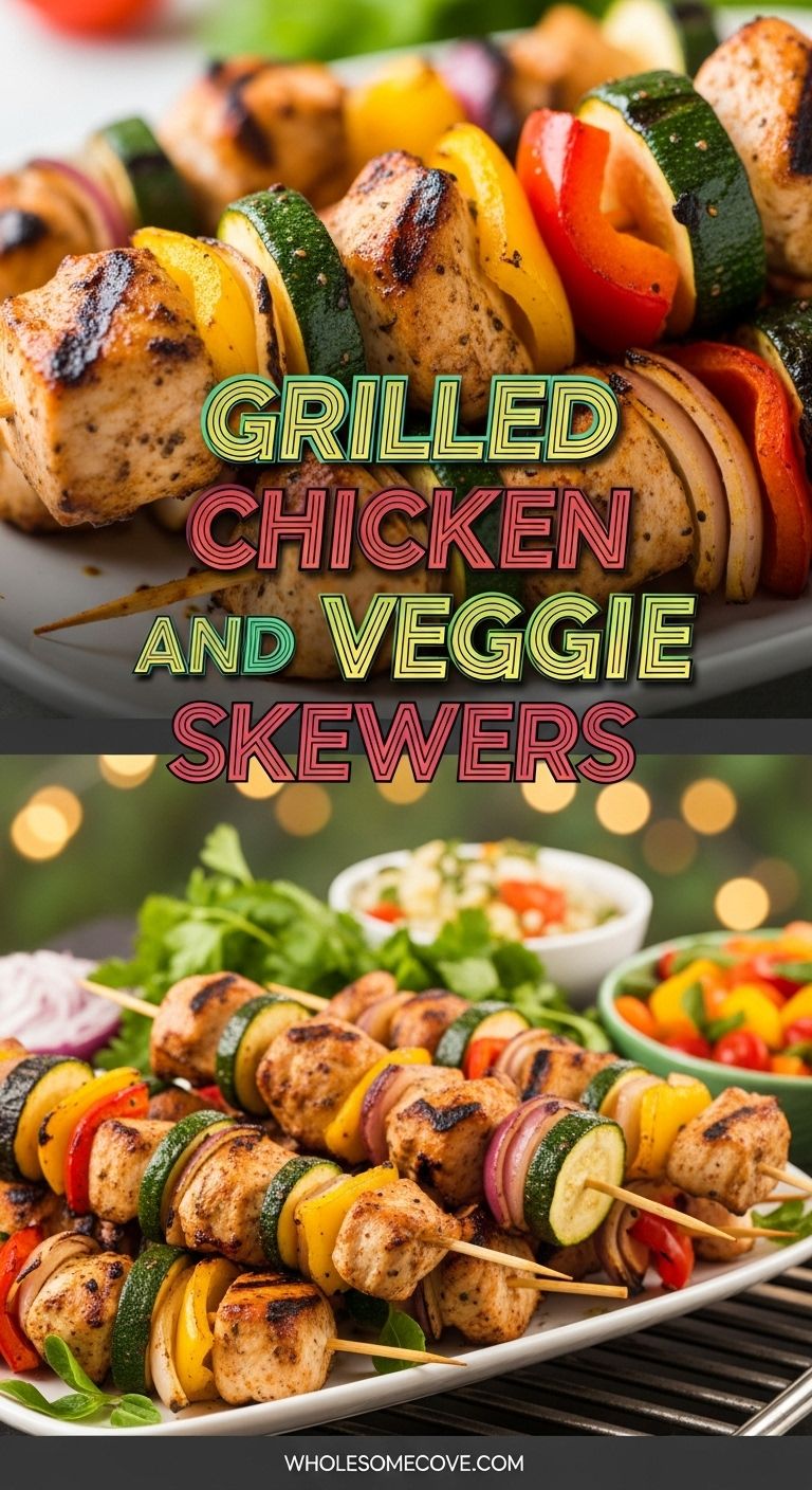 Grilled Chicken and Veggie Skewers Recipe – Chicken Skewer Recipes Grilled Chicken and Veggie Skewers Recipe – Chicken Skewer Recipes