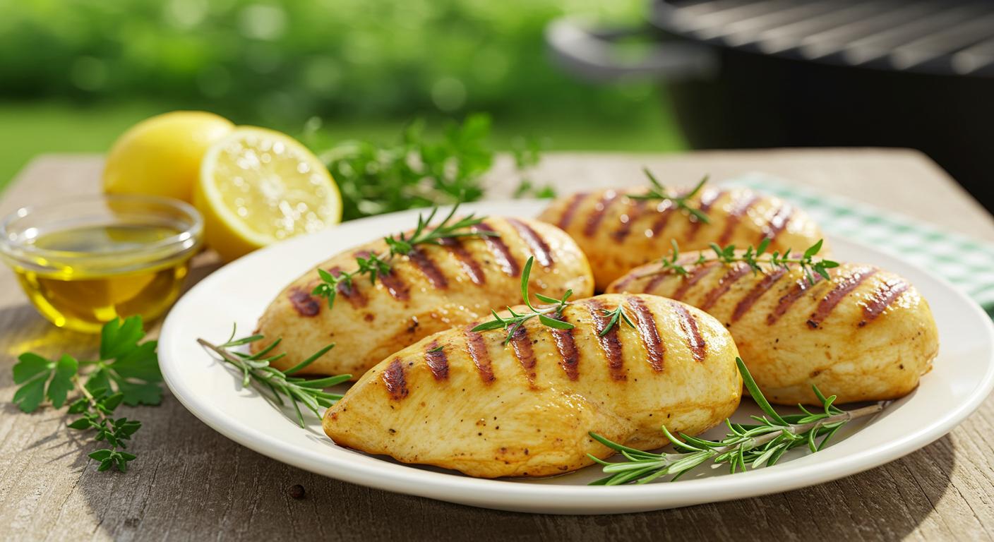 Grilled Lemon Herb Chicken Recipe
