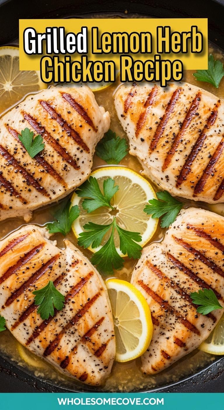 Grilled Lemon Herb Chicken Recipe – Perfect Meal Prep Chicken Grilled Lemon Herb Chicken Recipe – Perfect Meal Prep Chicken