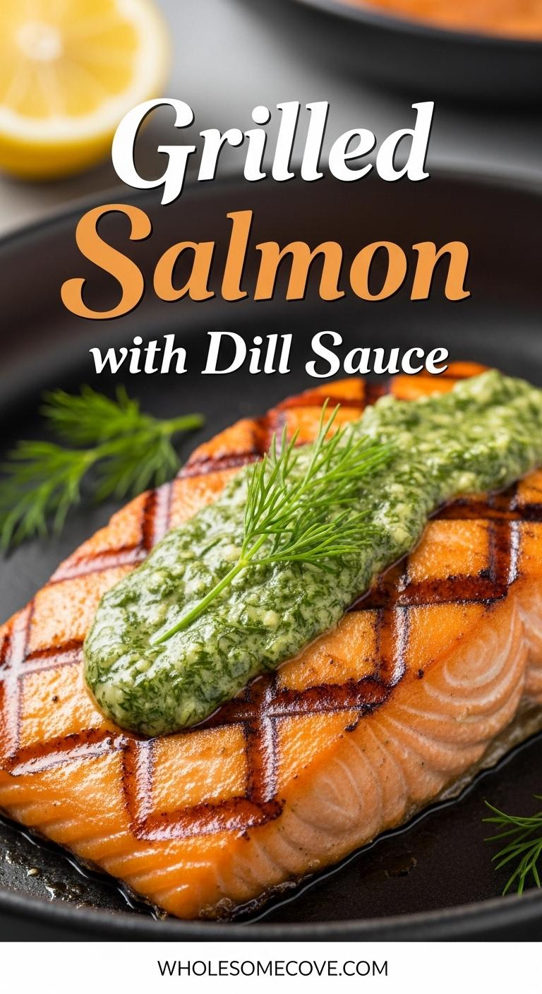 Grilled Salmon with Dill Sauce Recipe – A Must-Try for Seafood Fans Grilled Salmon with Dill Sauce Recipe – A Must-Try for Seafood Fans
