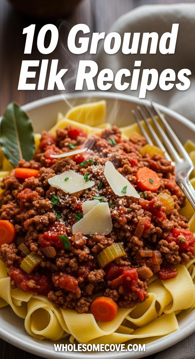 Ground Elk Bolognese Ground Elk Bolognese