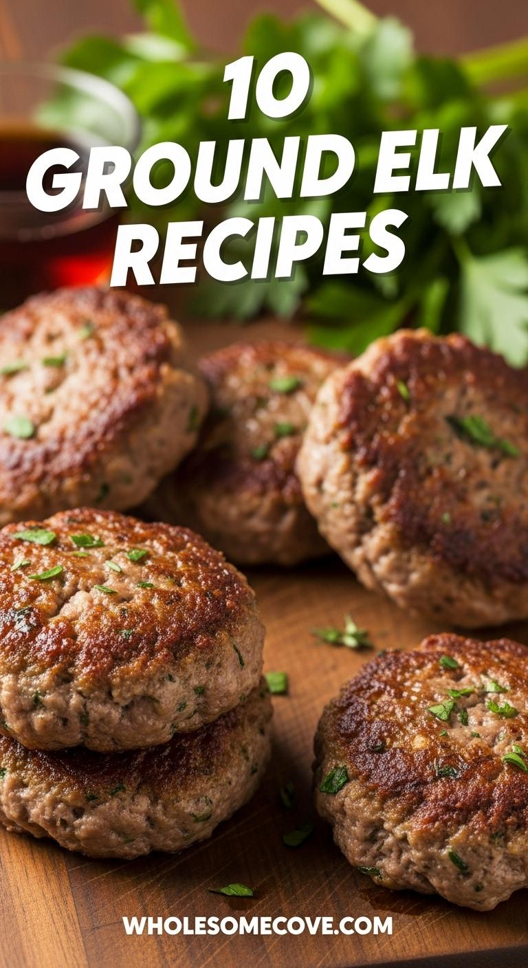 Ground Elk Breakfast Sausage Patties Ground Elk Breakfast Sausage Patties