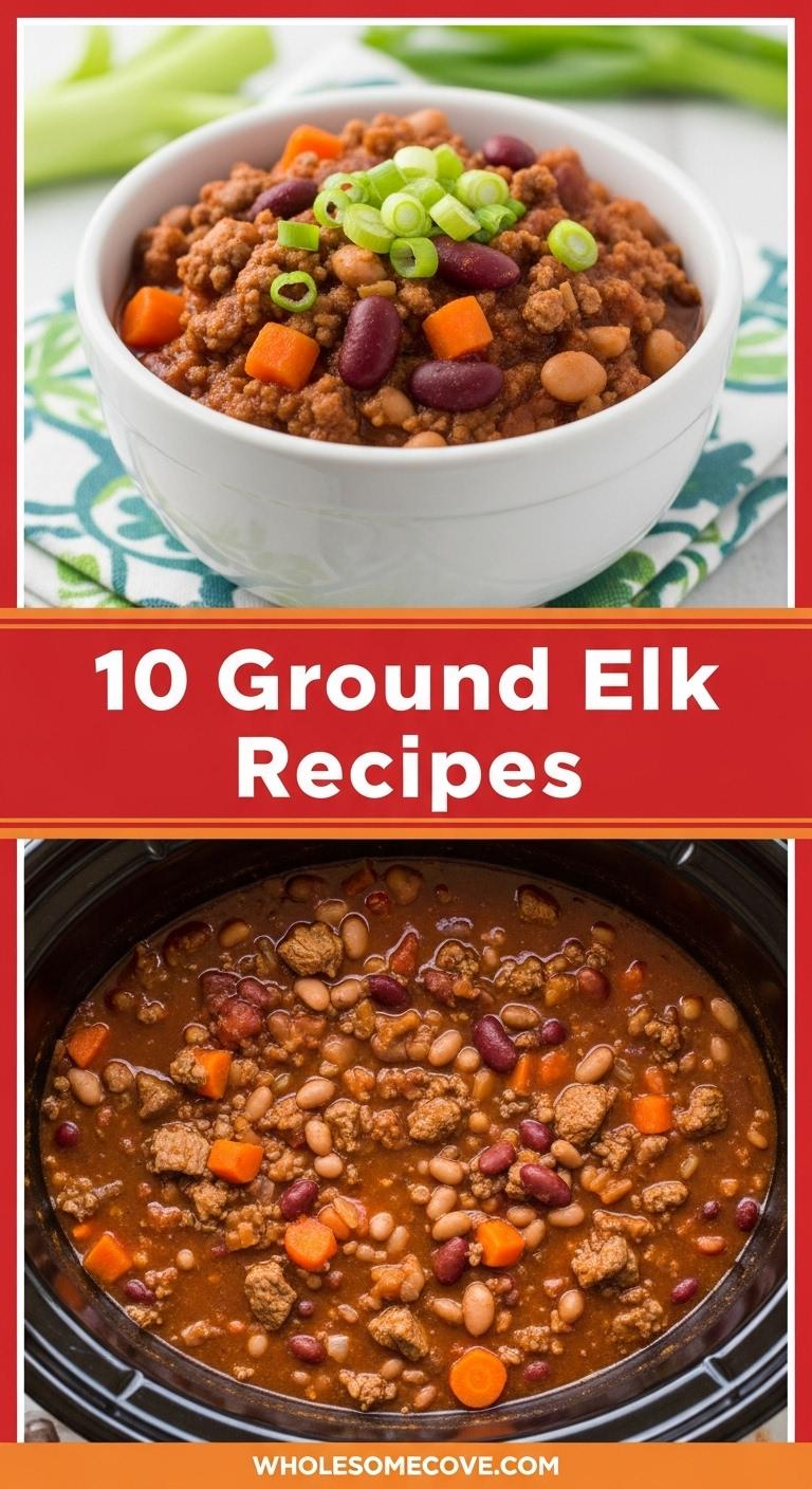 Ground Elk Chili Ground Elk Chili
