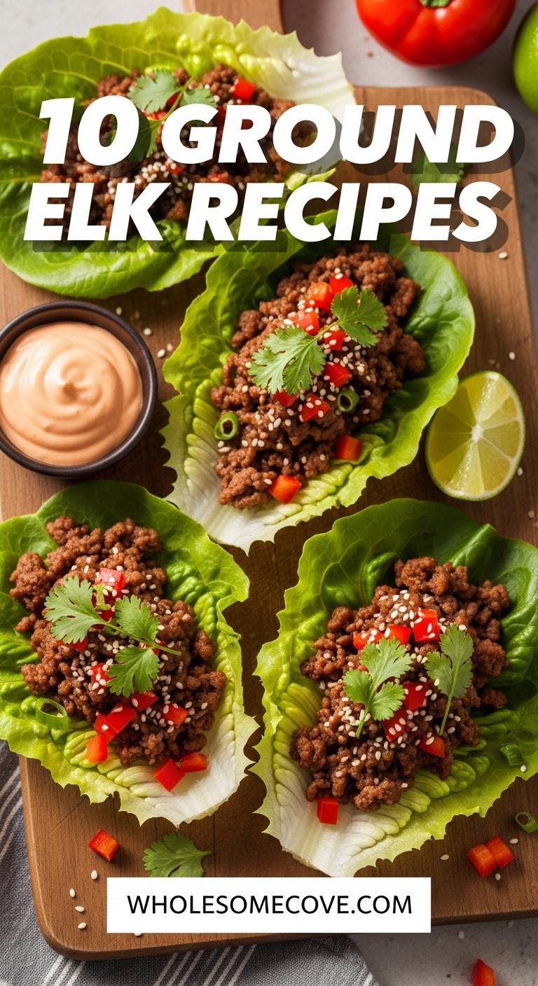 Ground Elk Lettuce Wraps Ground Elk Lettuce Wraps