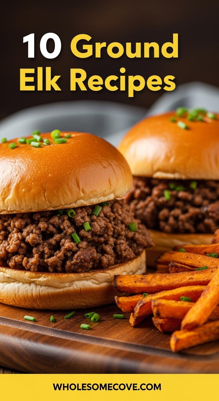 Ground Elk Sloppy Joes Ground Elk Sloppy Joes