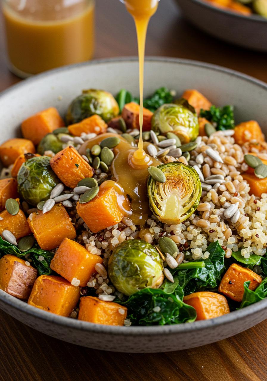 Harvest Grain Bowl with Maple Dressing Harvest Grain Bowl with Maple Dressing